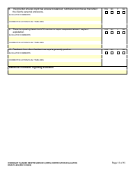 DSHS Form 10-639 Overnight Planned Respite Services (Oprs) Certification Evaluation - Washington, Page 13