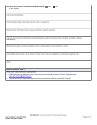 DSHS Form 13-936 Stabilization, Assessment, and Intervention Services Facility (Saif) Eligibility and Referral - Washington, Page 3