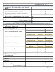 DSHS Form 14-068 Estado Contable - Washington, Page 2