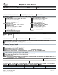 Document preview: DSHS Form 17-041 Request for Dshs Records - Washington