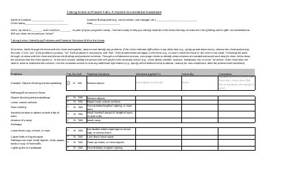 Document preview: Home Environmental Assessment Form