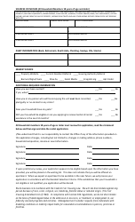 Residency Pre-application Form for LIHTC/Home/Rural Development/Section 8 Properties - Trek Development Group - Pennsylvania, Page 2