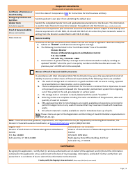 Used Oil Collection Center Registration Application - Utah, Page 3