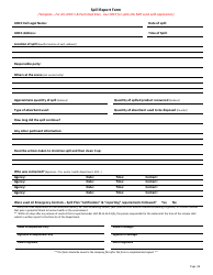 Used Oil Collection Center Registration Application - Utah, Page 8