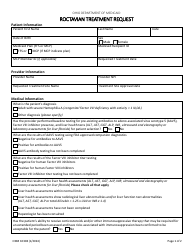 Form ODM10308 Roctavian Treatment Request - Ohio