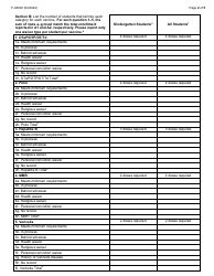 Form F-04002 School Report to Local Health Department - Wisconsin, Page 2