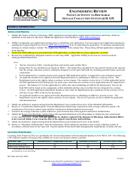 Document preview: Engineering Review Notice of Intent to Discharge Sewage Collection System (4.01 Gp) - Arizona