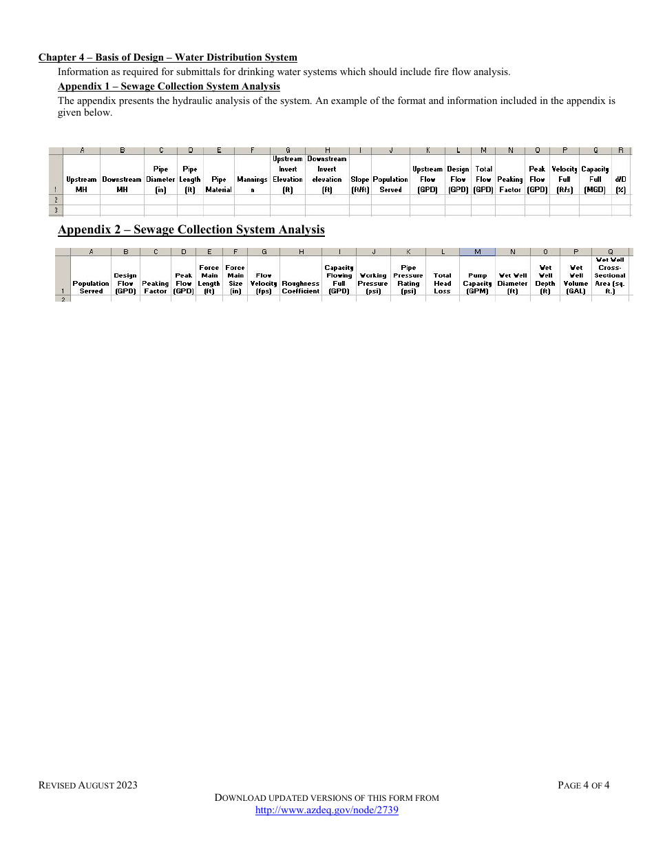 Engineering Review Notice of Intent to Discharge Sewage Collection System (4.01 Gp) - Arizona, Page 13