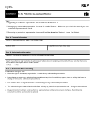 Form F-10126B Appoint, Change, or Remove an Authorized Representative: Organization - Wisconsin, Page 3
