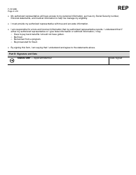 Form F-10126B Appoint, Change, or Remove an Authorized Representative: Organization - Wisconsin, Page 4