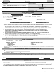 Form SIS-10W Student Enrollment Form - Hawaii (Marshallese)