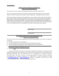 Application/Notification to Establish a New Branch Facility - Relocate the Main Office of a Bank - Tennessee, Page 5