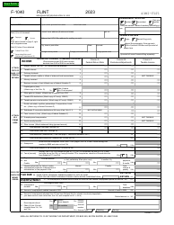 Document preview: Form F-1040 Individual Income Tax Return - City of Flint, Michigan, 2023