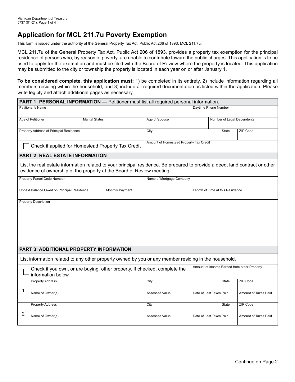 Hardship Exemption Application and Guidelines - City of Flint, Michigan, Page 8