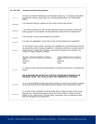 On-Site Monitoring Form - National School Lunch Program - Arizona, Page 2