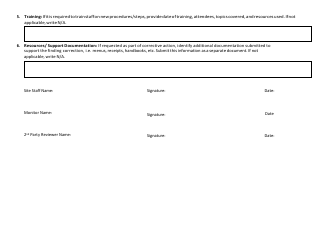 Monitor Assigned Corrective Action Plan (CAP) Procedures - Washington, Page 2