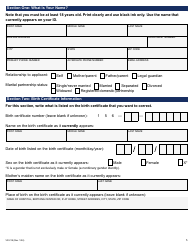 Form VR-218 Application for Gender Marker Change on a Nyc Birth Certificate - New York City, Page 5