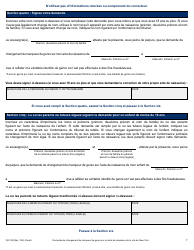 Form VR218 Application for Gender Marker Change on a Nyc Birth Certificate - New York City (French), Page 7