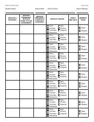 Form DDD-2121A Person-Centered Service Plan Supplement to the Individualized Family Service Plan - Arizona, Page 15