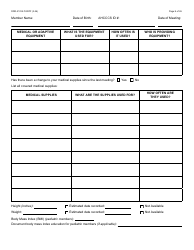 Form DDD-2121A Person-Centered Service Plan Supplement to the Individualized Family Service Plan - Arizona, Page 9