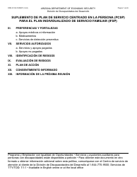 Document preview: Formulario DDD-2121A-S Suplemento De Plan De Servicio Centrado En La Persona (Pcsp) Para El Plan Individualizado De Servicio Familiar (Ifsp) - Arizona (Spanish)