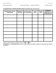 Formulario DDD-2121A-S Suplemento De Plan De Servicio Centrado En La Persona (Pcsp) Para El Plan Individualizado De Servicio Familiar (Ifsp) - Arizona (Spanish), Page 3