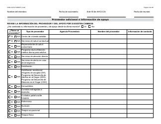 Formulario DDD-2121A-S Suplemento De Plan De Servicio Centrado En La Persona (Pcsp) Para El Plan Individualizado De Servicio Familiar (Ifsp) - Arizona (Spanish), Page 4