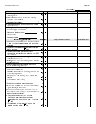 Form LCR-1023A Life-Safety Inspection Report - Arizona, Page 3