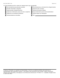 Formulario ESA-1193A-S Formulario De Evaluacion De Prioridad En El Servicio Para Veteranos - Arizona (Spanish), Page 2
