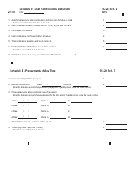 Form TC-20 Utah Corporation Franchise and Income Tax Return - Utah, Page 7
