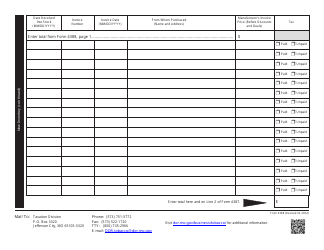 Form 4388 Schedule A Tobacco Products - Other Than Cigarettes New Inventory - Missouri, Page 2
