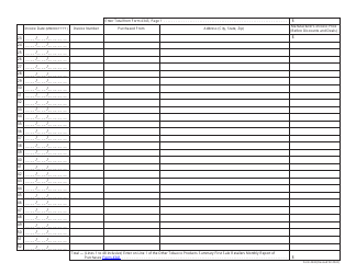 Form 4343 Other Tobacco Products Receipts Schedule - Retailer Purchases From Unlicensed Out-of-State Suppliers - Missouri, Page 2