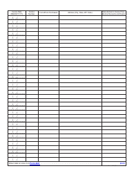 Form 4791 Schedule F Tobacco Products - Other Than Cigarettes Retailer Tax-Paid Purchases From Missouri Licensed Wholesalers - Missouri, Page 2