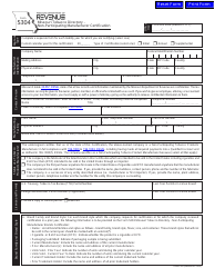 Form 5304 - Fill Out, Sign Online and Download Fillable PDF, Missouri ...