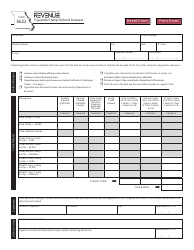 Form 5622 Cigarette Stamp Refund Request - Missouri