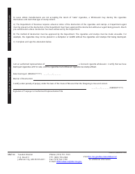 Form 5622 Cigarette Stamp Refund Request - Missouri, Page 2