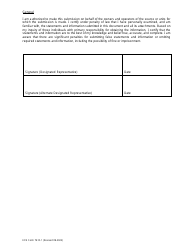 EPA Form 7610-1 Certificate of Representation, Page 16