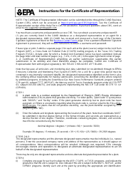 EPA Form 7610-1 Certificate of Representation, Page 17