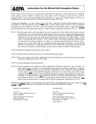 EPA Form 7610-20 Retired Unit Exemption - Acid Rain Program, Page 6