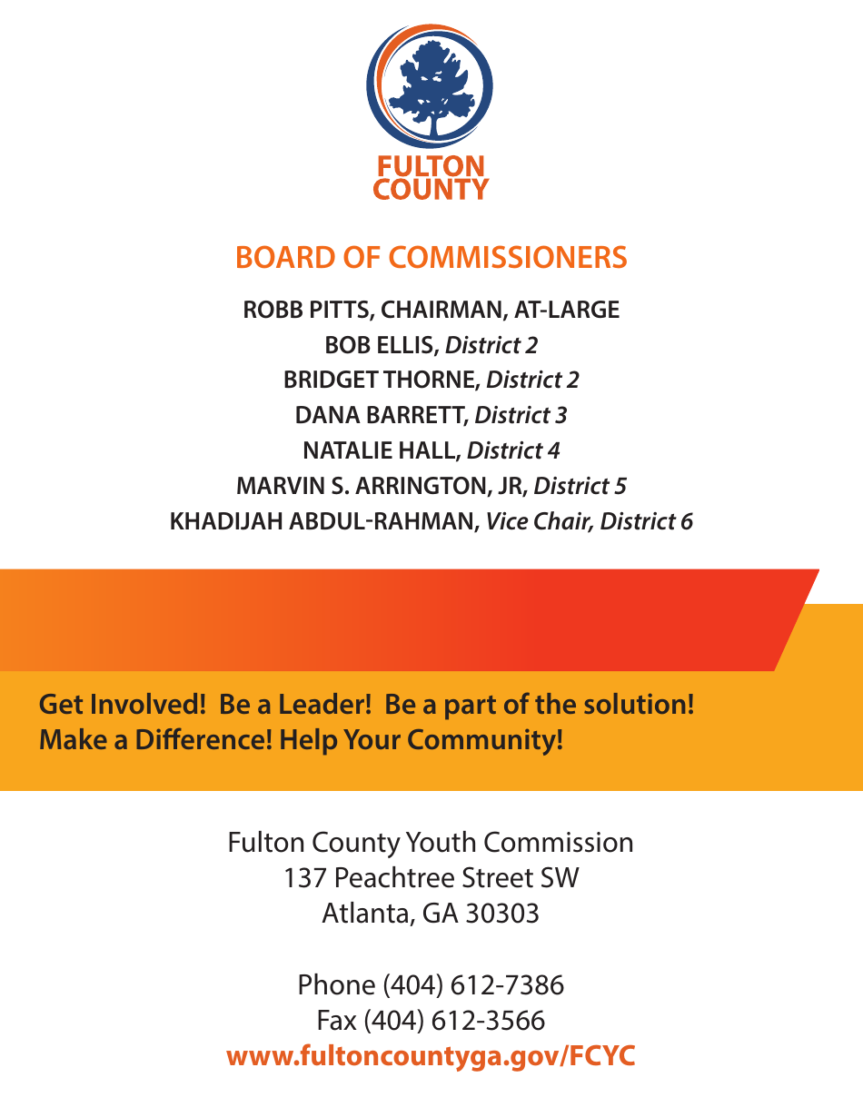 Youth Commission Application - Fulton County, Georgia (United States), Page 4