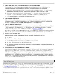 Instructions for USCIS Form I-864EZ Affidavit of Support Under Section 213a of the Ina, Page 2