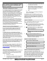 USCIS Form I-864EZ Affidavit of Support Under Section 213a of the Ina, Page 4