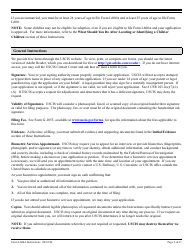 Instructions for USCIS Form I-600A Application for Advance Processing of an Orphan Petition, Page 2