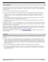 Instructions for USCIS Form I-600A Application for Advance Processing of an Orphan Petition, Page 9