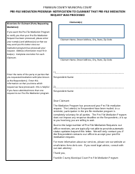 Pre-file Mediation Request - Franklin County, Ohio, Page 5