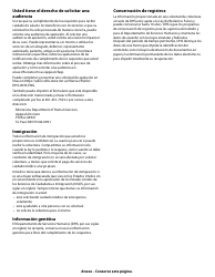 Formulario DHS-3418-SPA Renovacion De Los Programas De Cuidado De Salud De Minnesota - Minnesota (Spanish), Page 23