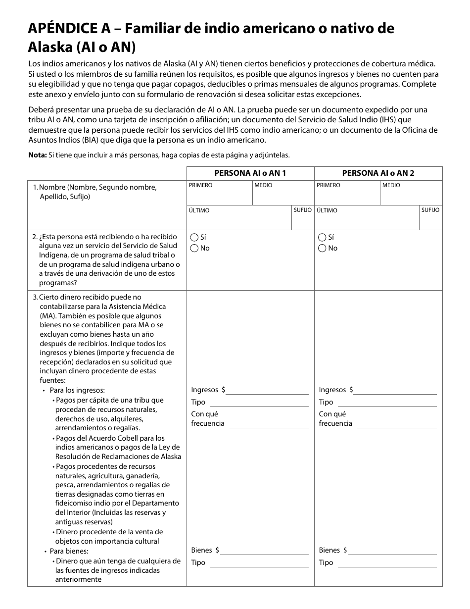 Formulario DHS-3418-SPA Renovacion De Los Programas De Cuidado De Salud De Minnesota - Minnesota (Spanish), Page 27
