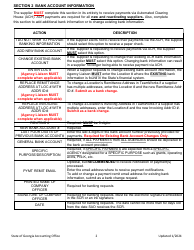 Instructions for Supplier Change Request Form - Georgia (United States), Page 2