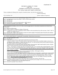 Document preview: Attachment 10 Income Eligibility Form for the Summer Food Service Program (For Use by Camps and Closed Enrolled Sites) - Georgia (United States)