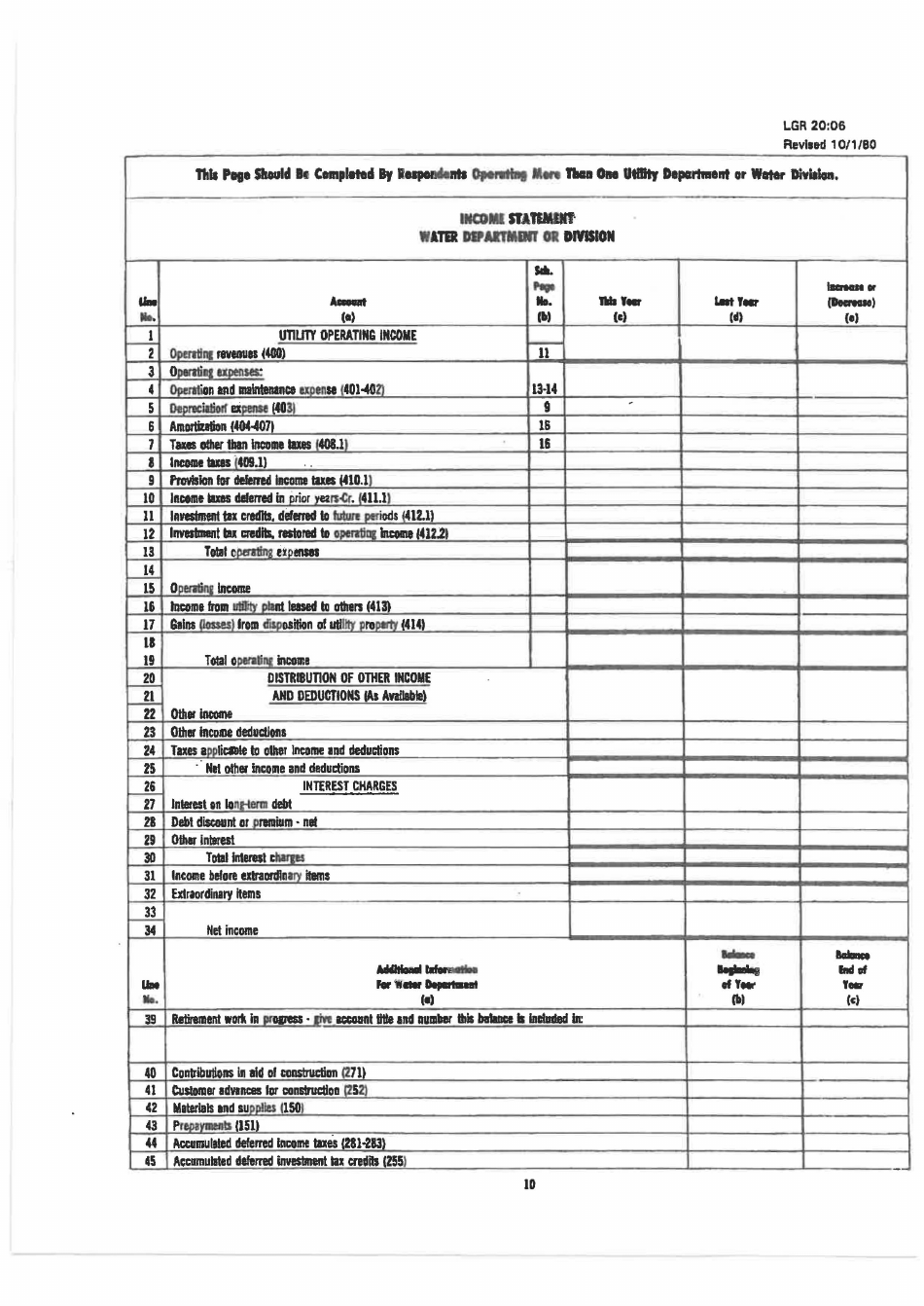 Board of Public Works Annual Report - Water - Small - West Virginia, Page 24